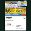 Plastic Post Card Direct Mailer w/Gift Card